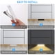 thumbnail image 4 of Luz LED para armario, luz blanca cálida con sensor de movimiento, luz nocturna para armario, escalera y baño (paquete de 3), 4 of 5