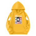 thumbnail image 5 of NEBWOAK Boys Girls In My Spooky Era Pullover Hoodie, Yellow Cartoon Ghost Sweatshirt Kids Halloween Fall Wear,Size 5-6T, 5 of 5