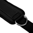 thumbnail image 3 of Correas de tobillo de fitness para máquina de cables Correas de tobillo de neopreno ajustables con doble anillo (negro), 3 of 8