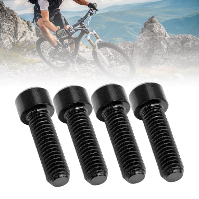 4PCS Bike Disc Brake Fixed Bolts,Alloy Disk Brake Caliper Screw for Mountain Bike Braking System