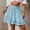 Blue, variant on Skirts for Women Skirt Contemporary Women’s Summer High-Waisted Irregular Solid Midi with Ruffles ( Everyday Wear) Black XL