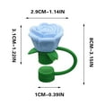 thumbnail image 3 of JoyMoreHome Rose Flower Straw Covers, Silicone Straw Toppers, Dust Proof Plugs, Protector, Drinking Dust Cap for Accessories, 3 of 5