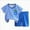 A096-Blue, variant on NIEWTR Toddler Baby Boy Girls Summer Cute Dinosaur Tank Tops Elastic Shorts Outfits Elastic Cotton Short Set T-Shirt For 1t 2t 3t 4t 5t 6t Pajamas & Dailywear (Blue,2-3 Years)