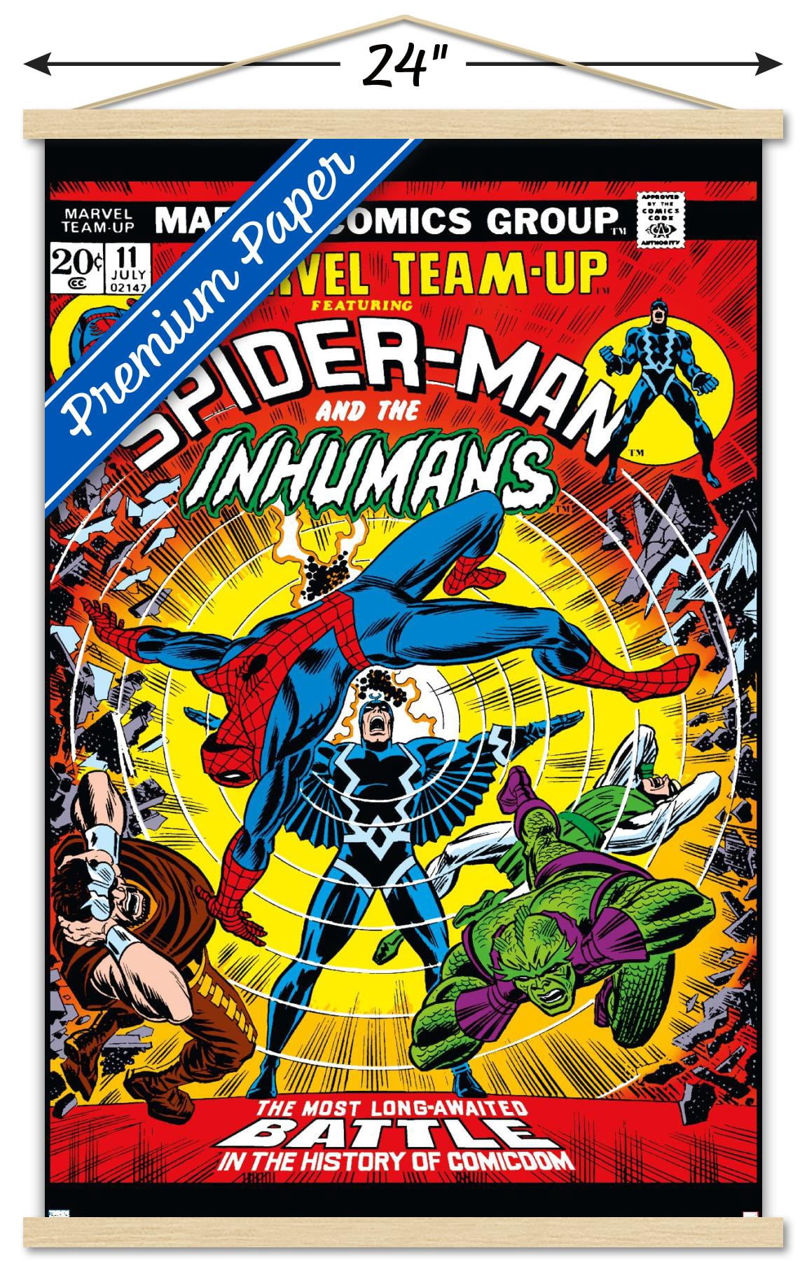 Marvel Comics - Marvel Team-Up #11 Wall Poster with Magnetic Frame, 22.375" x 34"