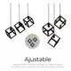 thumbnail image 4 of Lámpara De Techo Colgante Decorativa Moderna 3 Luces Negro, 4 of 5