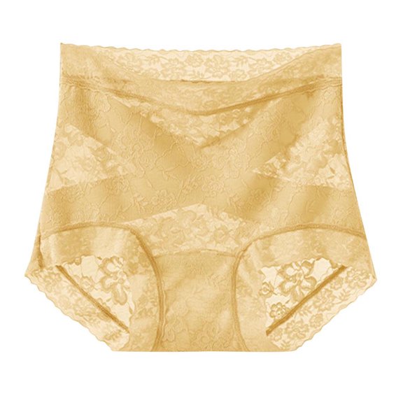 Kvture Women's Butt Lifter Shapewear Shorts Hip Enhancer Body Shaper Panties Mesh Boyshorts XXL Yellow