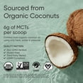 thumbnail image 3 of Sports Research® Unflavored Organic MCT Oil Powder Keto & Vegan MCTs C8 C10 Non-GMO & Gluten Free (30 servings) - 10.6oz, 3 of 8
