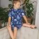 thumbnail image 4 of Balery Skull blue crystal flower Conjunto de Pijama Infantil de Manga Corta con Estampado – Ropa de Dormir de Algodón Suave-Large, 4 of 6