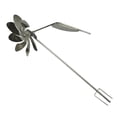 thumbnail image 1 of Molón de viento de metal al aire libre, Escultura de Rotación de 360 ​​Grados Escultura de Viento de Acero Acero inoxidable Fácil de EnsamblAJe decorativo para césped parasped, 1 of 7