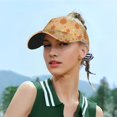 thumbnail image 6 of Disketp Pineapples Sun Visors For Women Men Unisex Tennis Golf Visor Hat Adjustable Summer Hats Sport Outdoor Visor Hat Uv Protection Cap, 6 of 8