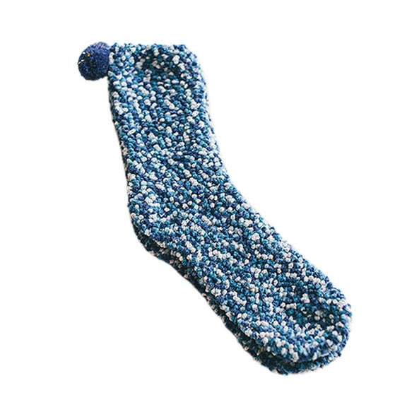 Wadada Warm Fuzzy Socks Christmas Socks for Women Super Soft Cozy Winter Slipper Socks Set Birthday Gifts For Her 1Pairs