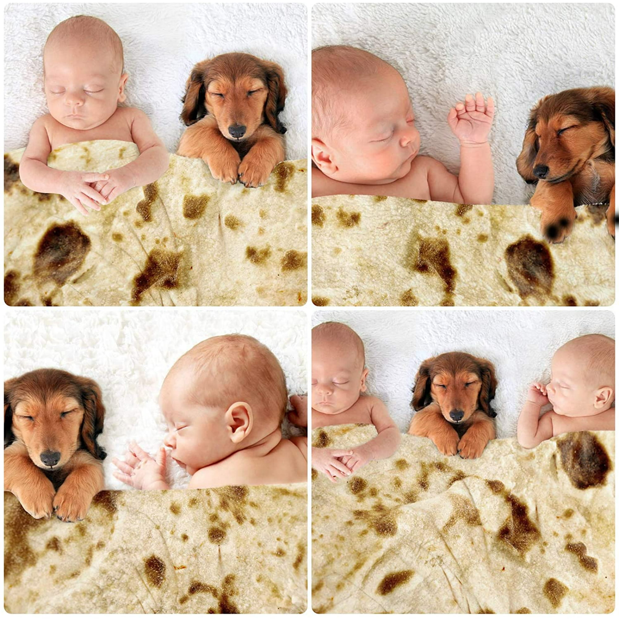 Baby wrapped in tortilla blanket cheap