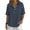Blue, variant on IUYRTFE Women's Polka Dot Short Sleeve Collared Blouse – Casual V-Neck Button-Front Shirt for Summer Beach Vacation and Daily Wear