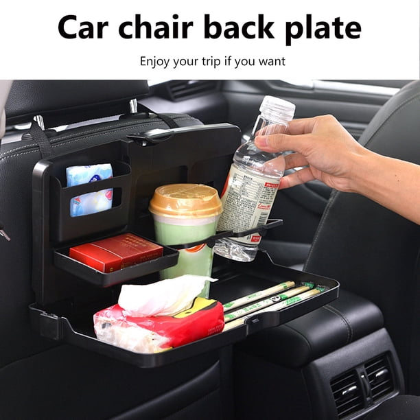 Soporte Universal plegable para coche Ehuebsd Bandeja para comida Bebida asiento trasero