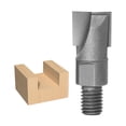 thumbnail image 1 of koolsoo Woodeworking Bottom Cleaning Router Bit Carbide Tipped Flat End Mill 10mm 10x17mm, 1 of 9