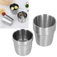thumbnail image 3 of Coffee Cup, Rust-proof Corrosion- 180ml+300ml Beer Cup, Frosted Texture 2pcs For Beverage Cups Tea Cups, 3 of 8