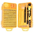 thumbnail image 3 of 115 en 1 Tournevis Ensemble Multifonctions Montre Téléphone Réparation Enlèvement Main ToolYellow, 3 of 13