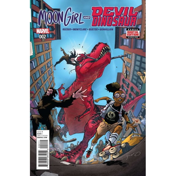 Moon Girl And Devil Dinosaur #2 VF ; Marvel Comic Book
