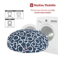 thumbnail image 4 of Majestic Pet | Fusion Round Pet Bed For Dogs, Removable Cover, Navy, Large, 4 of 5