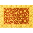 thumbnail image 1 of Ahgly Company Indoor Rectangle Oriental Yellow Traditional Area Rugs, 7' x 9', 1 of 4