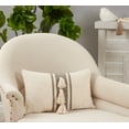 thumbnail image 4 of Saro Lifestyle Striped Tassel Throw Pillow Cover, 4 of 4