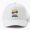 White, variant on Rad Dad Skate Society Baseball Cap, Skater Father Club Graphic Design, Classic Hat