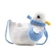 thumbnail image 4 of Bolso bandolera de pato para mujer, bolso tote bohemio, bolso pequeño tipo cartera, bolso para teléfono, bolso de punto Blanco, 4 of 9