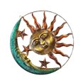 thumbnail image 4 of Tineasur metal moon wall decor outdoor sun moon wall sculpture Home Decor 1 Pc, 4 of 6