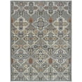 thumbnail image 2 of Nourison Home Allur All-over design Grey 9' x 12' Area Rug, Easy Cleaning, Non Shedding, Bed Room, Living Room, Dining Room, Kitchen (9x12), 2 of 8