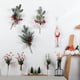 thumbnail image 2 of Pequeños artículos navideños para vacaciones, decoración de una sola piña para colgar en la pared, decoración de ventanas de hoteles, cafeterías y guarderías, 2 of 5