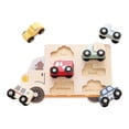 thumbnail image 2 of Rompecabezas de vehículos de madera para niños, juguetes Montessori para Aprendizaje Temprano, clasificación de juguetes, rompecabezas con forma de ma, 2 of 9