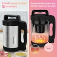 thumbnail image 6 of Homtone 2L 6-in-1 Multifunctional Milk and Soup Maker with LCD Panel, Stainless Steel, Non-Stick, 6 of 10