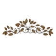 thumbnail image 1 of Benjara BM216421 Metal Frame Leaf Wall Decor with Mounting Hardware, Brown, 1 of 1