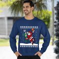 thumbnail image 3 of Christmas Sweatshirt, Santa Basketball Dunk Christmas Sweatshirt, Funny Ugly Holiday Sweatshirt, Xmas Gift for Basketball Lovers, 3 of 5