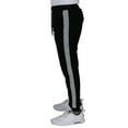 thumbnail image 2 of Mens Fleece Joggers With Contrast Side Striped Trim, 2 of 5