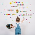 thumbnail image 7 of 88 Pcs Colorful Cartoon Decals Inspirational Wall Stickers Children's room Kindergarten Classroom Kids Playroom Decoration, 7 of 7