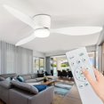 thumbnail image 4 of 52/42 Inch Ceiling Fan With Lights And Remote Control, Tri-Color Temperature LED, 6, 4 of 4