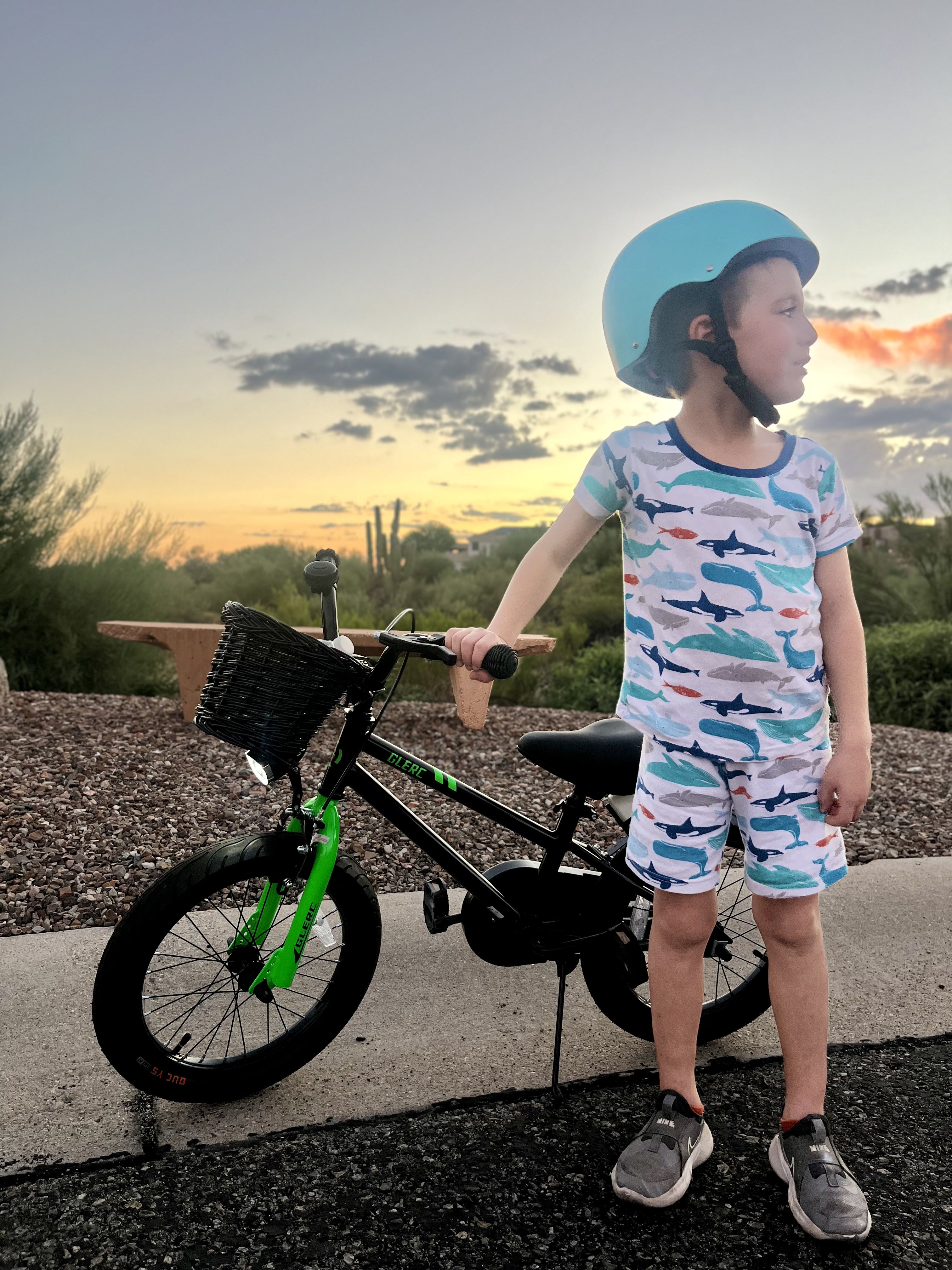 Glerc 12 Inch Toddler Bike with Training Wheels and Light photo 7