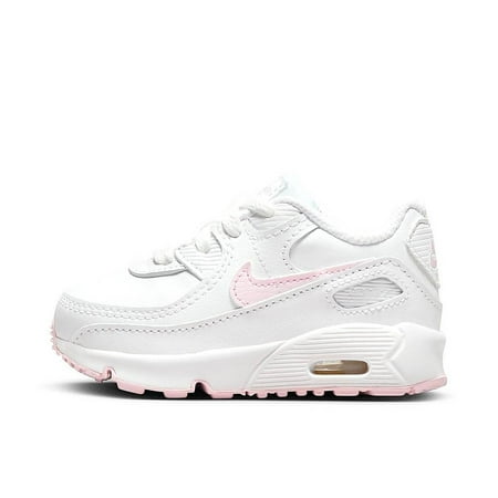 

Toddler s Nike Air Max 90 LTR White/Pink Foam-White-White (CD6868 121) - 5