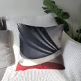 thumbnail image 5 of Juego de 4 fundas de cojín decorativas para sofá, dormitorio, sofá, silla, coche, cama y jardín, 45 x 45 cm (abstracto, rojo y negro), 5 of 5