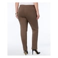 thumbnail image 2 of JM COLLECTION Womens Brown Tummy Control Pull-on Pants Plus Size: 18WP, 2 of 2