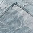 thumbnail image 4 of Dainty Home Floral Park 3D Floral Textured Weaved Lurex Floral Designed Fabric Shower Curtain 70"W x 72"L in Blue, 4 of 5