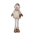 thumbnail image 1 of Figuras de muñeco de nieve navideño con patas extensibles para decorar la oficina Sombrero Redondo, 1 of 6