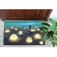 thumbnail image 4 of Runner Rugs, Modern Rugs, Gift Rug, Modern Rug, Thick Rug, Man and Boat Rug, Glowing Moon Painting Rug, Easy To Clean Rug, Girl Room Rug, 5.2'x7.5' - 160x230 cm, 4 of 7