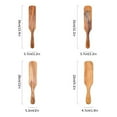 thumbnail image 2 of 2 PCS Wood European Long Handle Spatula Teak Wood Kitchen Utensils Spatula Wooden Spatula Stirring Spatula Wooden Spatula Kitchen Utensils Cooking Gifts kitchenware, 2 of 6