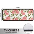 thumbnail image 5 of Kitchen Rugs Sets Of 2,Pioneer Flower Floral Print Pattern Anti Fatigue Kitchen Mat Rugs Non Slip Washable,Decorative Kitchen Floor Mats for Kitchen,Sink,Laundry,17"x47"+17"x47", 5 of 5