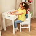 thumbnail image 3 of Melissa & Doug Wooden Child's Lift-Top Desk & Chair, White, 3 of 10