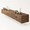 Walnut-60"x8"x6", variant on Intense Black 60"x8"x6" Handcrafted Wood Fireplace Mantel Shelf