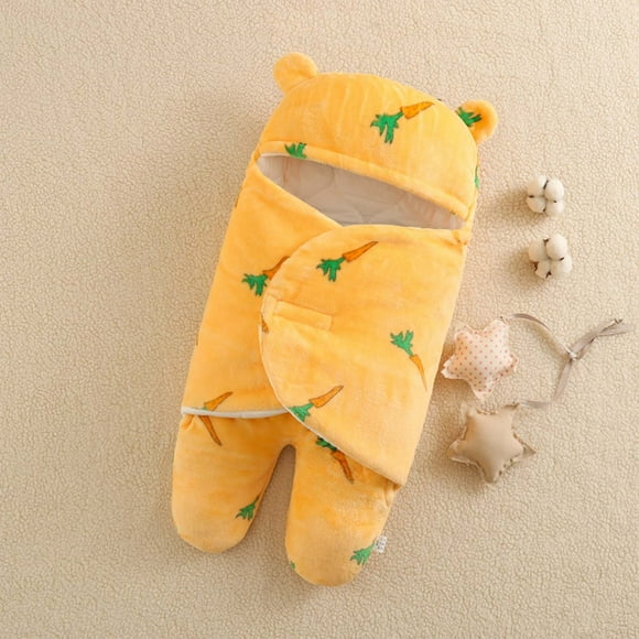 LSLJS Couverture d'Emmaillotage en Flanelle à Imprimé Mignon pour Nouveau-Né Garçon Fille, Couverture d'Emmaillotage pour Bébé