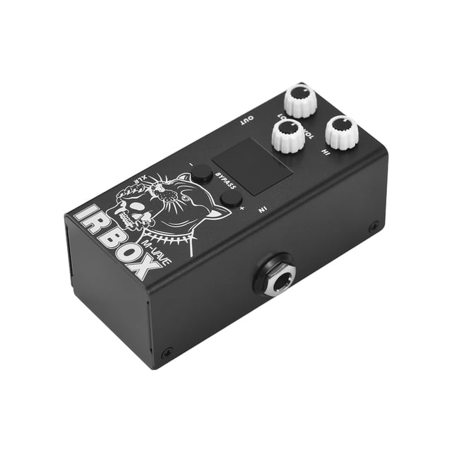 M-VAVE Guitar IR Cabinet Effects Pedal with IR Cabinet Pulse Response Cabinet Speaker Simulator XLR Output Port DC 9V 6.35mm Input/Output Interface Electric Guitar Effects Pedal for Guitar and Bass